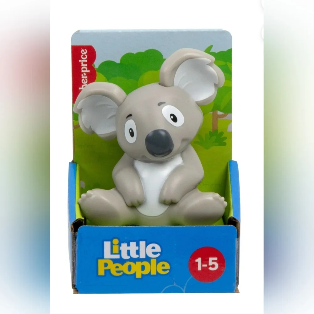 Fisher-Price Little People Orange Tiger and Gray Koala NWT
